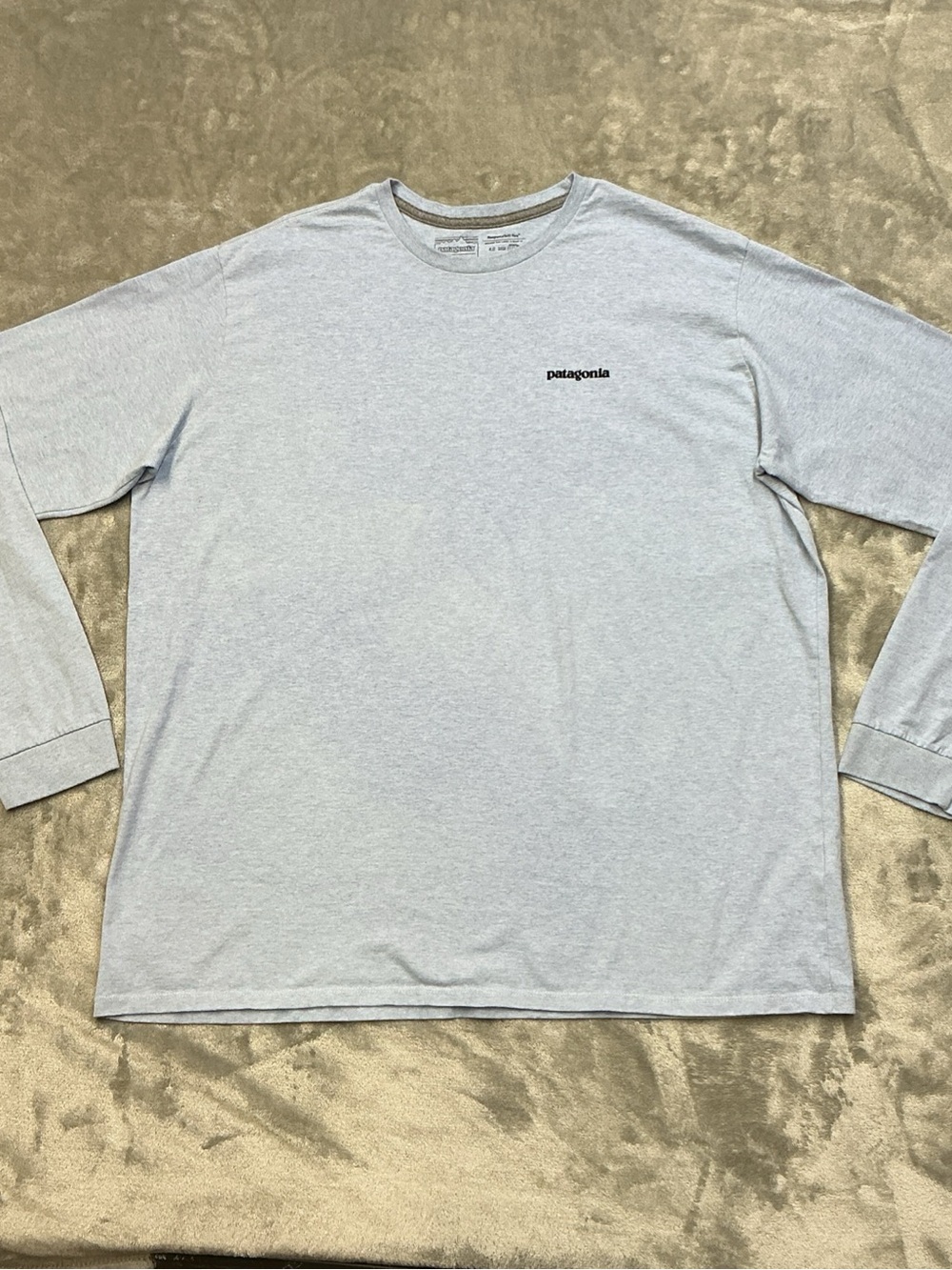Patagonia p-6 logo Responsibili Long sleeve Tee t-shirt Regular Fit mens XXL